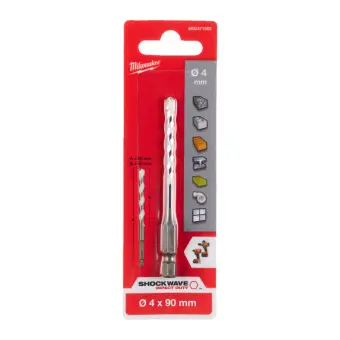 MILWAUKEE Свердло універсальне ShW HEX , Ø3x90мм | 4932471091