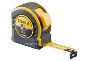 STABILA Рулетка Type BM40 : L= 5 м х 19 мм, поліамідне покриття стрічки, гачок Spikes | 17740