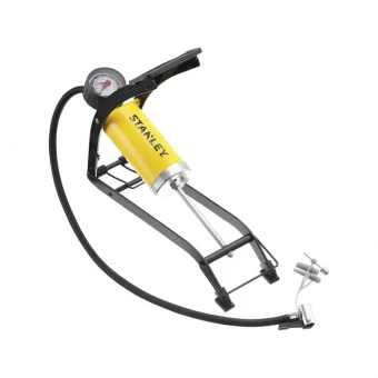 STANLEY Насос ножной высокого давления с манометром.