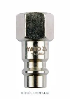 YATO Швидкоз'єднуваний наконечник YATO з внутріш. різьбою Ø= 3/8"  | YT-2404