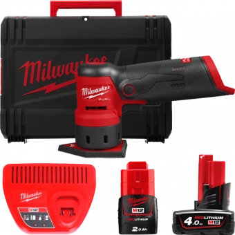 MILWAUKEE Шлифмашина вибрационная аккумуляторная M12 FDSS-422X | 4933479681