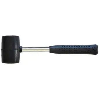 Киянка гумова з металевою ручкою, 1100г, 80мм Technics | 39-023