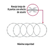 Fiero PUCO-M45 Дріт колючий єгоза d2.5, 60х31мм, 5,3 кг