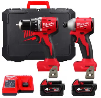 Набір інстр.акум., M18 BLCPP2A-402C (BLPDRC, BLIDRC, + заряд. пристрій., 2 акум. Х 4Аг, кейс)