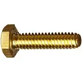 DIN 933 Болт латунный с шестигранной головкой полная резьба M 8x90