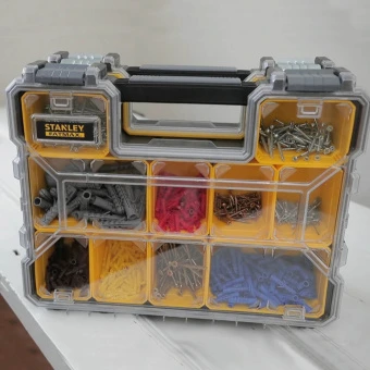 STANLEY 1-97-521 Ящик инструментальный-органайзер пластмассовый (44,6 x 11,6 x 35,7)