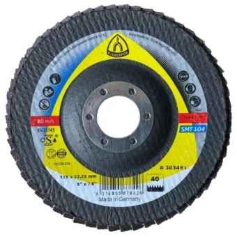Круг пелюстковий Klingspor Р40 SMT 104 Extra (125х22.23 мм) (383491)