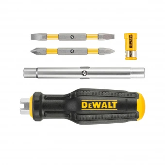 DeWALT Викрутка - набір "FULL FIT 6 Way", з бітами 2 шт. під прямий шліц та PH