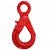 Крюк крановый G80 с проушиной и защелкой, грузоподьемность 15 т, цепь 22 мм.