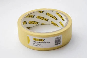 Лента клейкая малярная 20мм*20м MR-7030261 UNIFIX