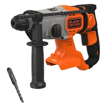 Перфоратор акумуляторний BLACK+DECKER, SDS-Plus, 18 В, 1.2 Дж, 3 режими