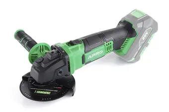 Шлифмашина аккумуляторная угловая APRO 20AGS, 20В, O125, без АКБ, без ЗУ