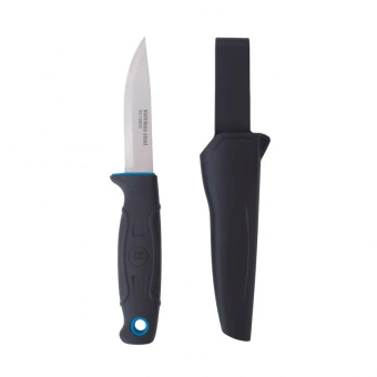 My Tools 531-2-BLACK Ніж шведський, двукомпонентна ручка, чорний, 220мм.