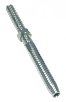 Наконечник для опрессовки на трос с правой резьбой // 8307