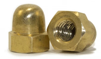 Гайка латунная колпачковая Din 1587 M8 (уп 100 шт.)