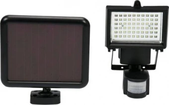 YATO Прожектор діодний з датчиком руху YATO : сонячна батарея, Li-Ion 3,7 В ; P= 4 Вт, Ф= 380 lm  | 