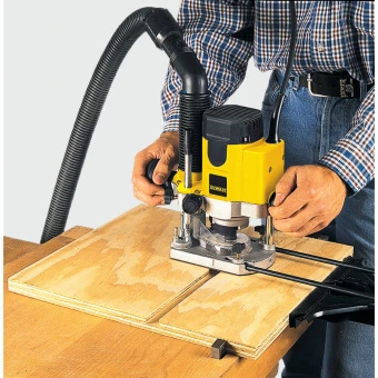 Фрезер DeWalt 1100 Вт, цанга 6-8 мм, 8000-24000 об/хв, електроніка, пар.упор.