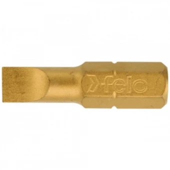 FELO Бита 8,0х1,2х25 мм TIN 1/4 " С 6,3. // 02080070