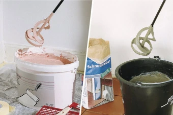 Wolfcraft миксер для красок и строительных растворов Ø 120 x 590 // 1707000