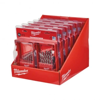 Milwaukee Набор со ступенчатыми сверлами и сверлами по металлу (10 шт) // 48899350