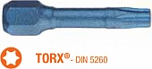 USH Насадка викруткова ударна Blue Shock TORX T20 x 30 мм. Уп. 5 шт. | UUSE0062495
