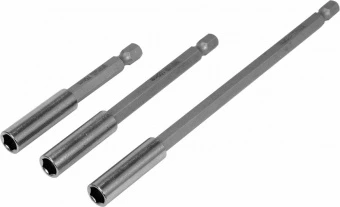 YATO Тримачі насадок викруткових YATO шпиндель HEX - 1/4", L= 75, 100, 150 мм, 3 шт  | YT-04699