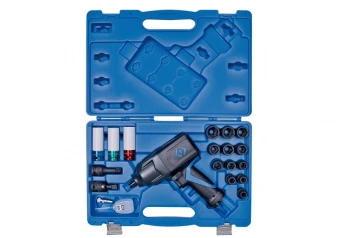 KING TONY Пневматический гайковерт 1/2" 1288Нм композит с набор. головок. 20 пр. | 44801AMP