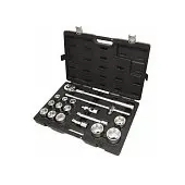 BETA Набор головок 3/4" 17 ед. 6-ти гранные (22-55мм) с трещоткой 928E/C17 BETA | 009282017