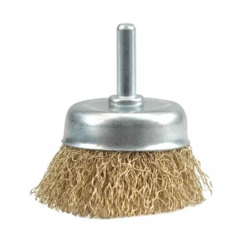 VOREL Щітка - крацовка ЧАШКА з стержнем Ø-50мм  | 06987