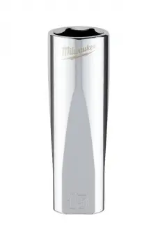 MILWAUKEE Головка хромована метрична подовжена 3/8'', 15мм | 4932478359