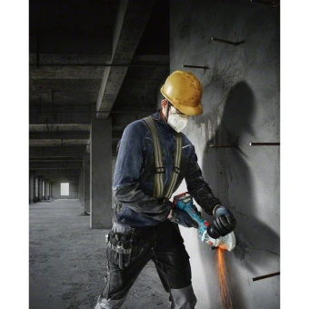 Акумуляторна кутова шліфмашина Bosch GWS 180-LI Professional (18 В, 4 А*год, 125 мм) (06019H9025)