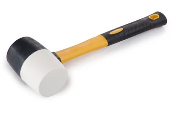 Киянка резиновая с фибергласовой рукояткой 340гр СИЛА