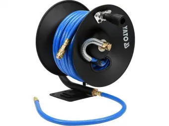 YATO Шланг пневматичний ПВХ на бобіні YATO з швидкоз'єдн. наконеч-ми; Ø=10мм, макс. тиск 20Bar, l=15