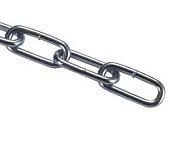 Цепь длиннозвенная 10,0mm оцинкованная, бухта 10мп