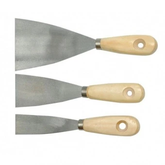 VOREL Набор шпателей с деревянной ручкой 3шт 06130