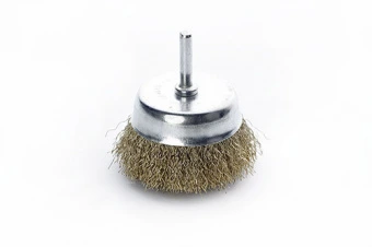 Щётка чаша латуневая проволока 65мм (дрель) APRO