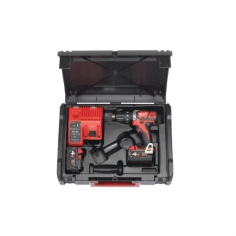 MILWAUKEE Дрель-шуруповерт аккумуляторная ударная M18BPD-402X крут мом. 60Нм | 4933446192