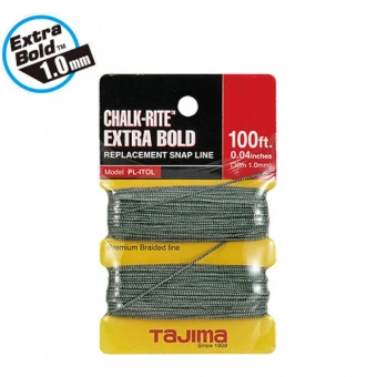 TAJIMA Запасной шнур разметочный 1мм*30м Extra Bold PLITOL