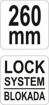 YATO Кліщі для гофрування труб YATO з 5 лезами, діапазон- 45 мм, L= 260 мм  | YT-22380