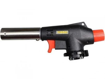 VIROK Пальник газовий з цанговим (швидким) з'єднанням, Piezo + 360°  | 44V165