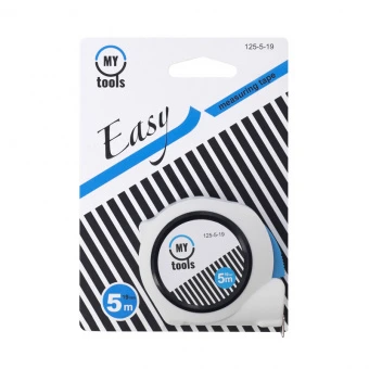 My Tools 125-5-19 Рулетка вимірювальна Easy, 5м Х19мм.