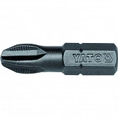 YATO Насадка викруткова YATO : "Philips" PH3 x 25 мм. HEX 1/4". 50 (Уп/Шт.)  | YT-7809
