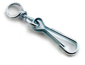 Карабин пружинный с вертлюгом 100 мм