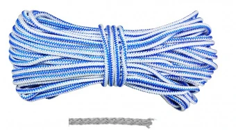 Шнур поліпропіленовий вязаний, d=6мм, 20м Україна | 69-624