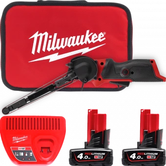 MILWAUKEE Ленточная шлифовальная машина 13мм M12 FBFL13-402В | 4933480961