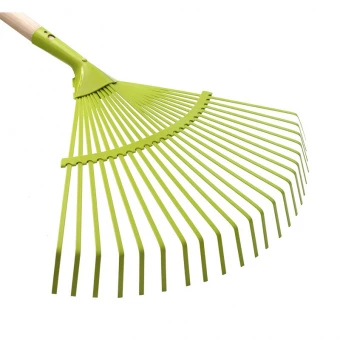 My Garden 215-3-22-1630 Граблі віялові металеві, 22 пласких зуба, дерев'яний держак 1630мм