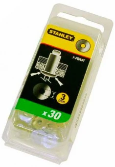 STANLEY 1-PBA4T Заклепочные шайбыФ 3мм аллюминиевые (блистер) (30шт.)