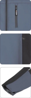 YATO Куртка робоча SOFTSHELL YATO розмір L, чорно-темно-сіра, 3 кишені, 96% поліестер і 4% спандекс 