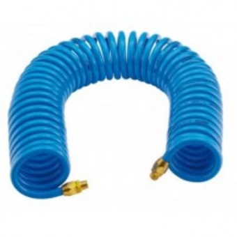 KING TONY Шланг спиральный 15 метров + 1/4"PT на блистере | 79953-15