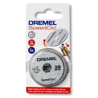 Відрізний диск по металу Dremel SpeedClic (SC456) (38 мм, 5 шт.) (2615S456JC)